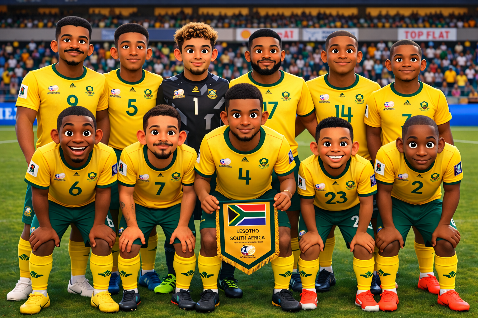 Bafana Bafana. A National Team Reborn and Tested
